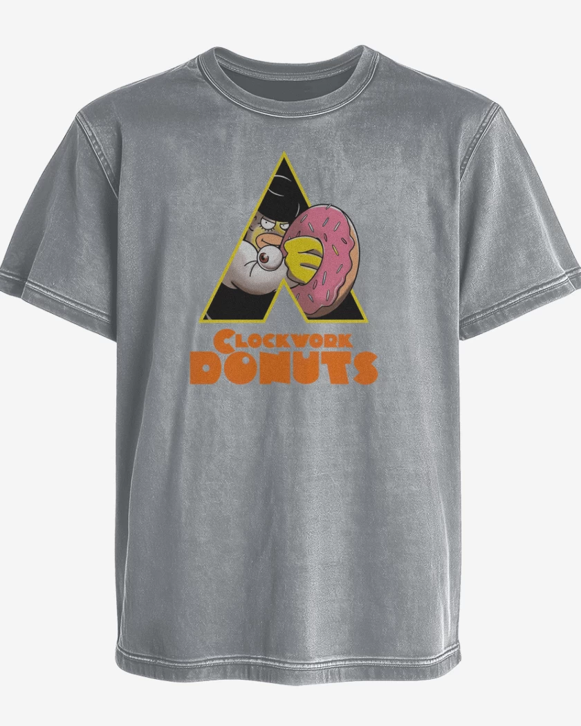 Polera desgastada Clockwork Donuts
