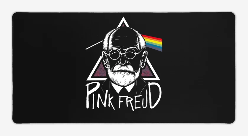 Mouse pad Gamer Negro de Pink Freud