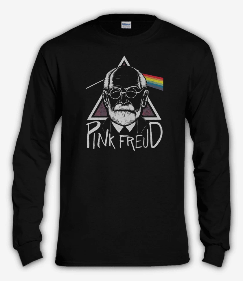 Polera manga larga Negro de Pink Freud