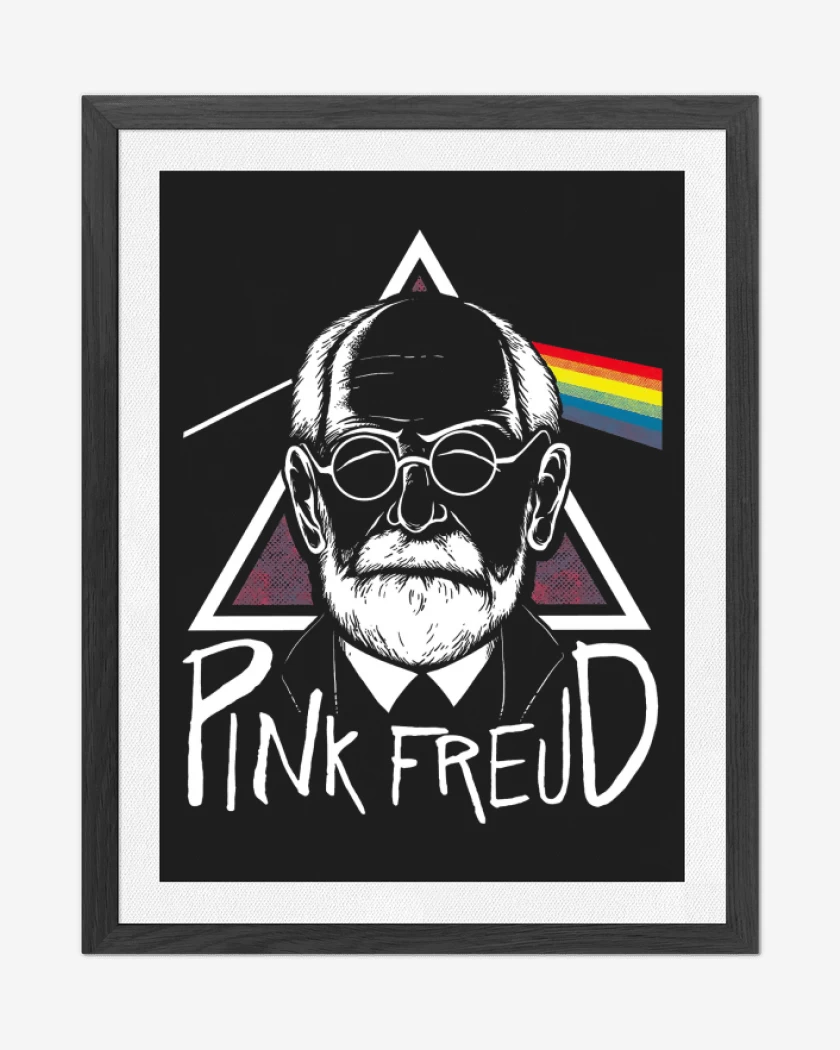 Cuadro decorativo Negro de Pink Freud