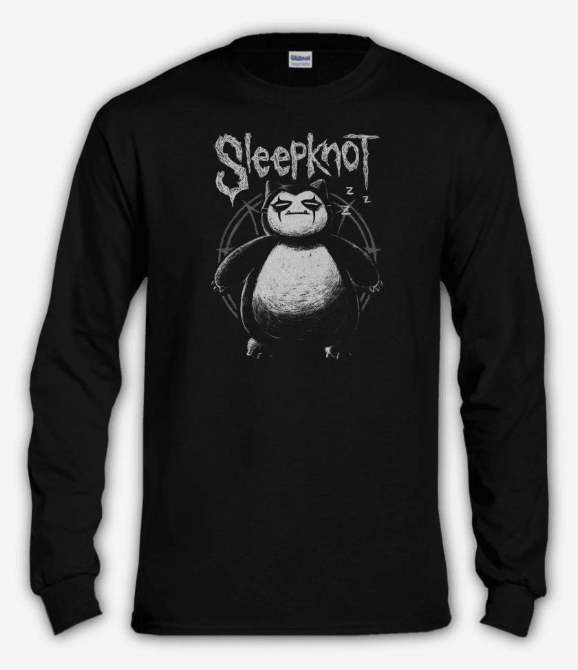 Polera manga larga Negro de Sleepknot
