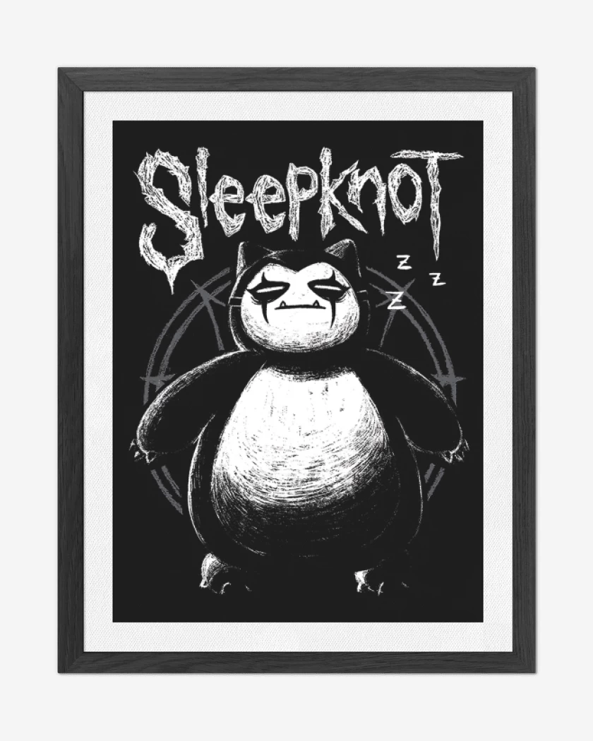 Cuadro decorativo Negro de Sleepknot