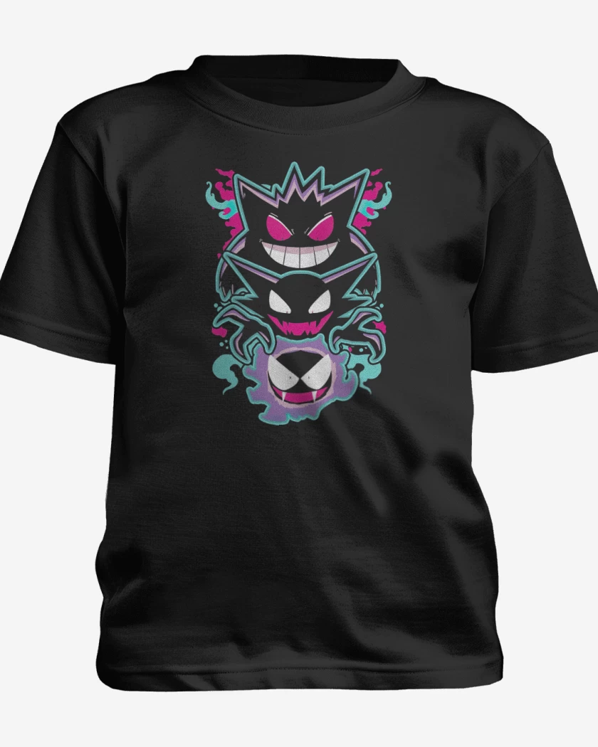 Polera de niño Negro de Trio Fantasmal