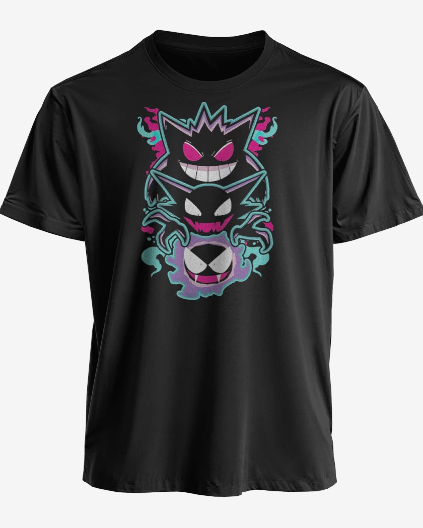 Polera premium Negro de Trio Fantasmal