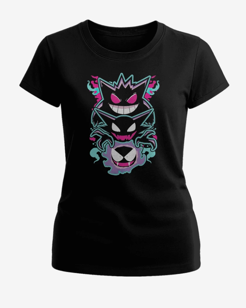 Polera de Mujer Negro de Trio Fantasmal