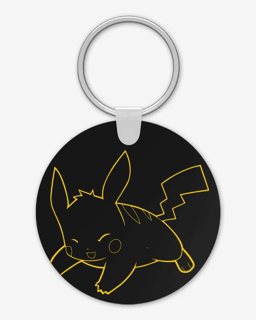 Llavero Negro de Pikachu