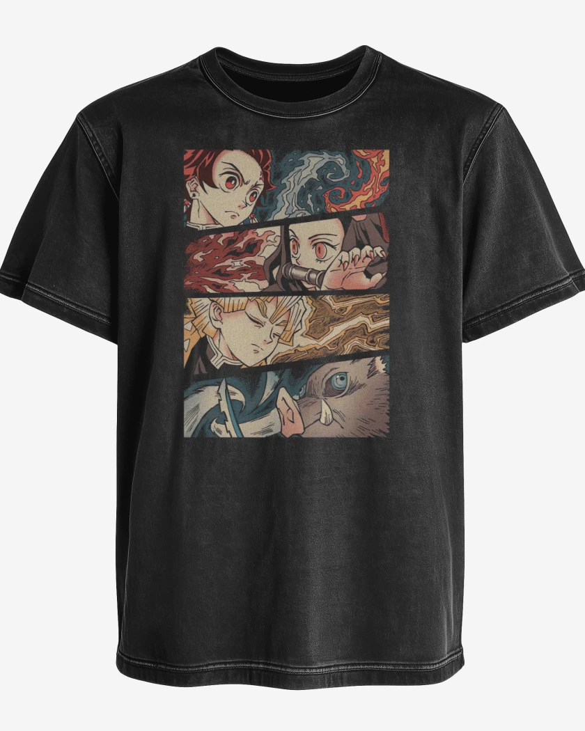 Polera desgastada Cazadores de Demonios