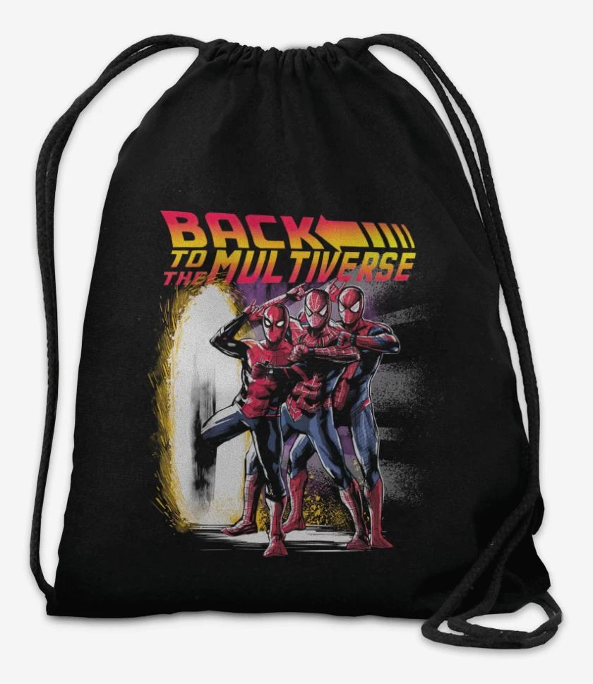 Mochila Negro de Back to the Multiverse