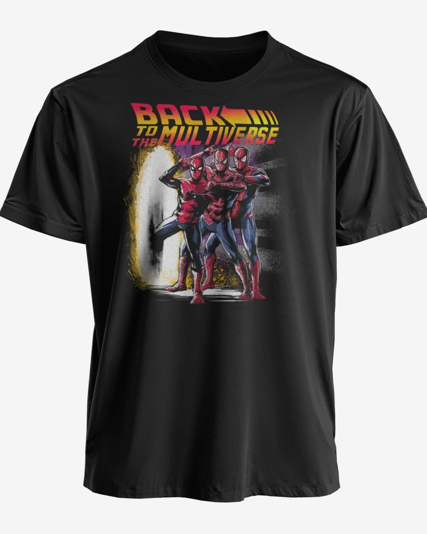 Polera premium Negro de Back to the Multiverse