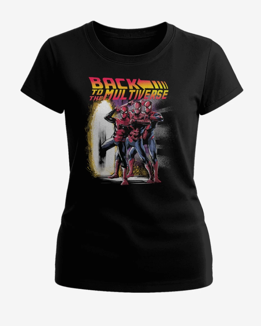 Polera de Mujer Negro de Back to the Multiverse