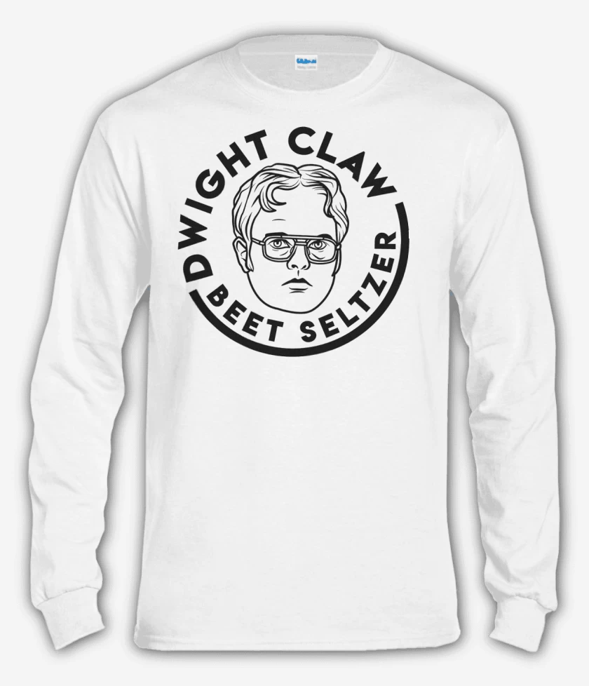 Polera manga larga Blanco de Dwight Claw