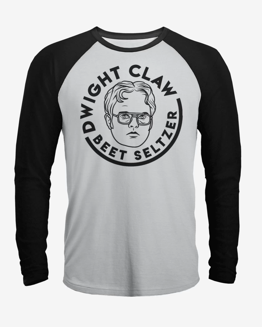 Polera Raglan Blanco / Negro de Dwight Claw