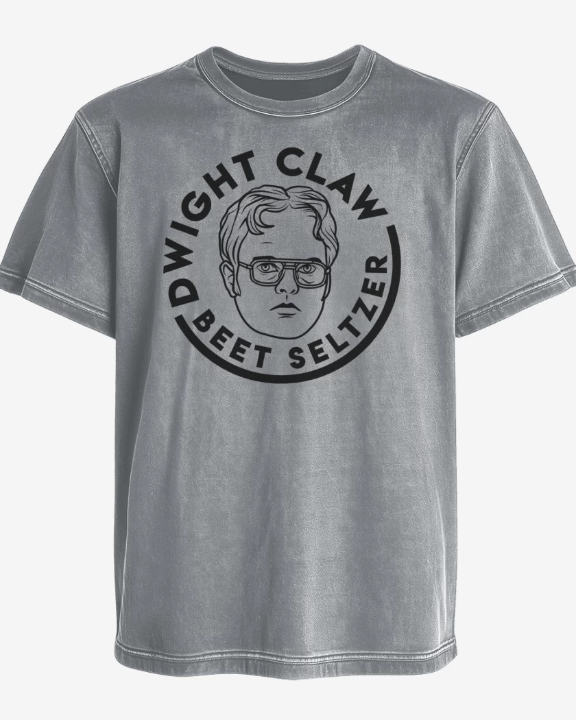 Polera desgastada Gris Melange de Dwight Claw