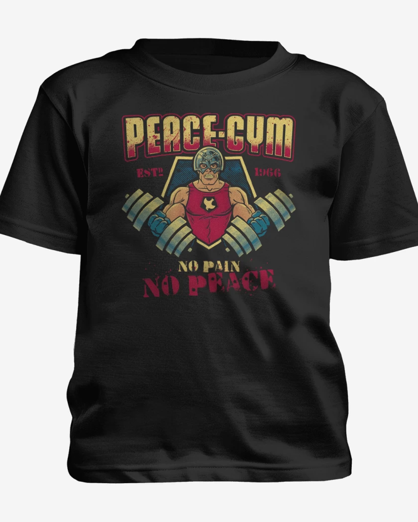 Polera de niño Negro de Peace Gym