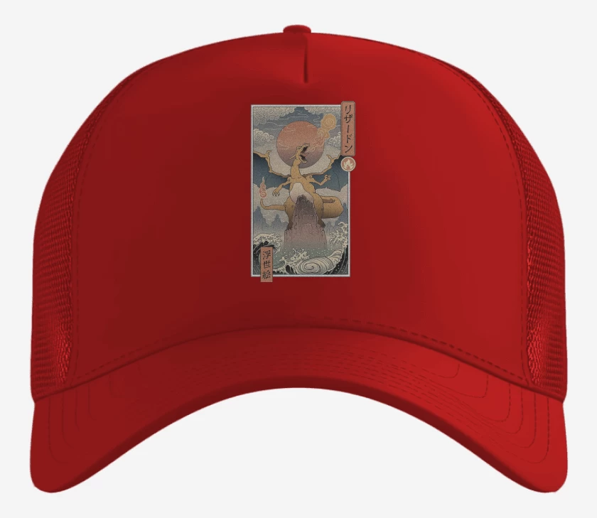 Gorro Charizard Ukiyo-e