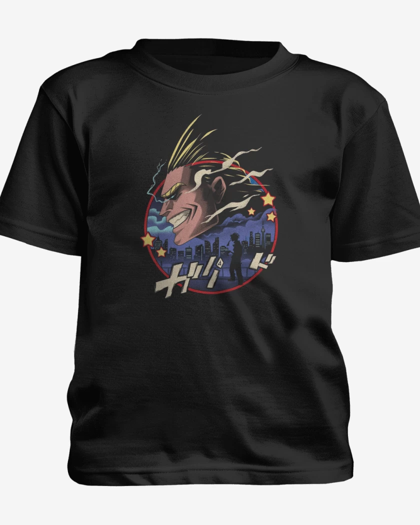 Polera de niño Negro de Símbolo de la Paz