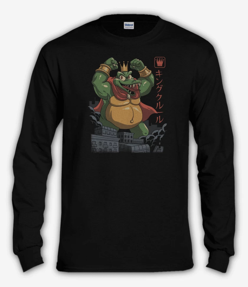 Polera manga larga Negro de King K. Rool