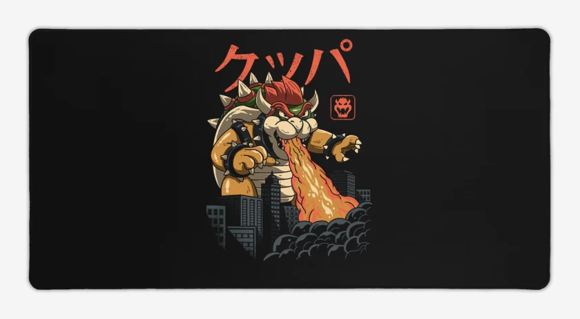 Mouse pad Gamer Negro de Koopazilla
