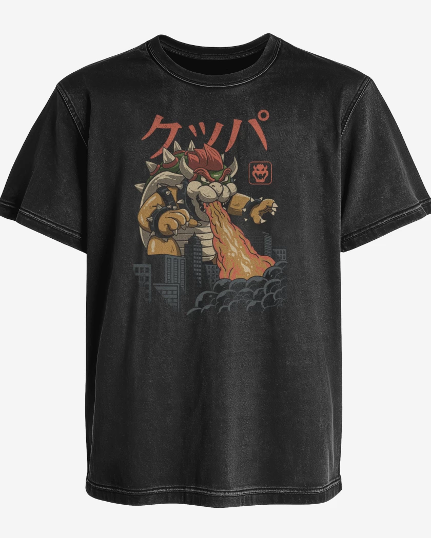 Polera desgastada Koopazilla