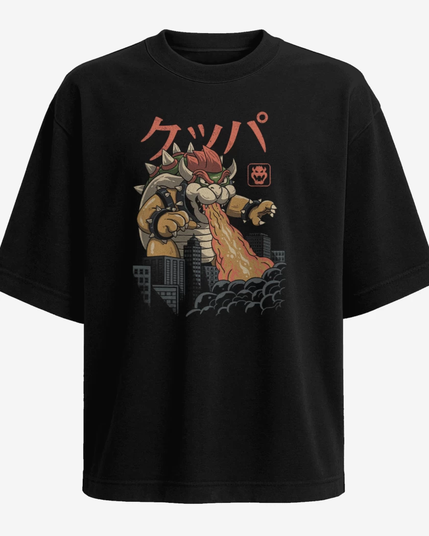 Polera Oversize Negro de Koopazilla