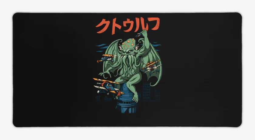 Mouse pad Gamer Negro de Kongthulu