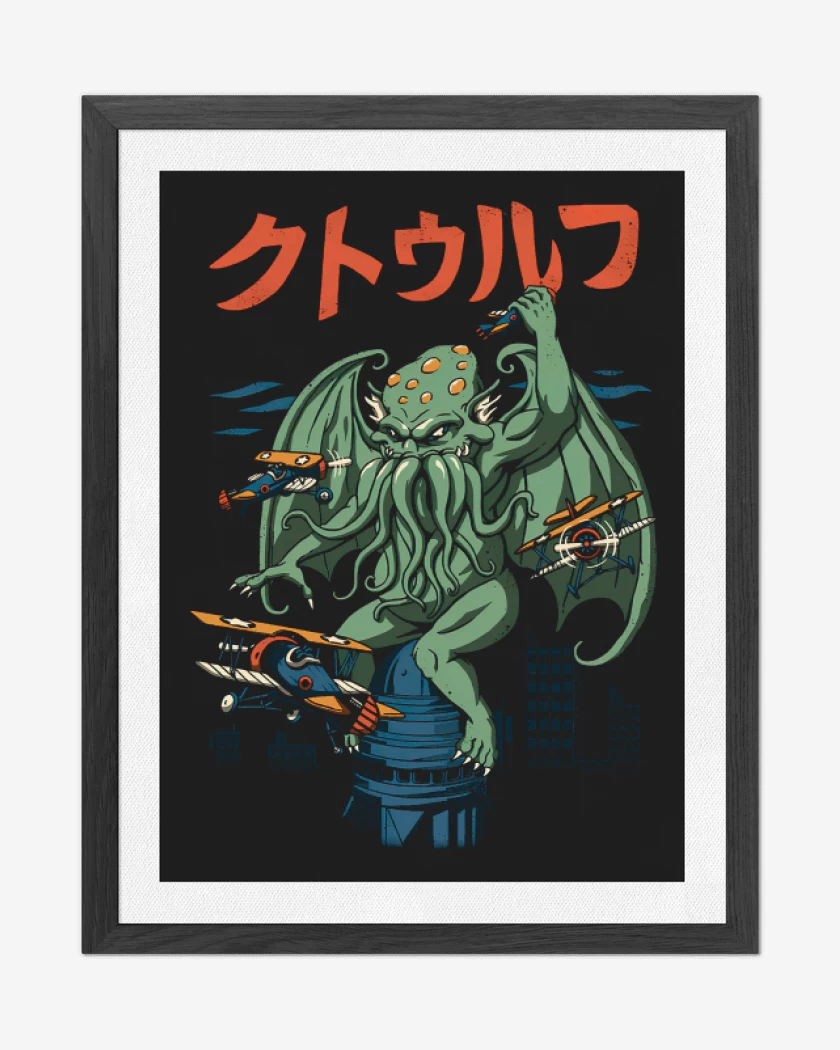 Cuadro decorativo Negro de Kongthulu