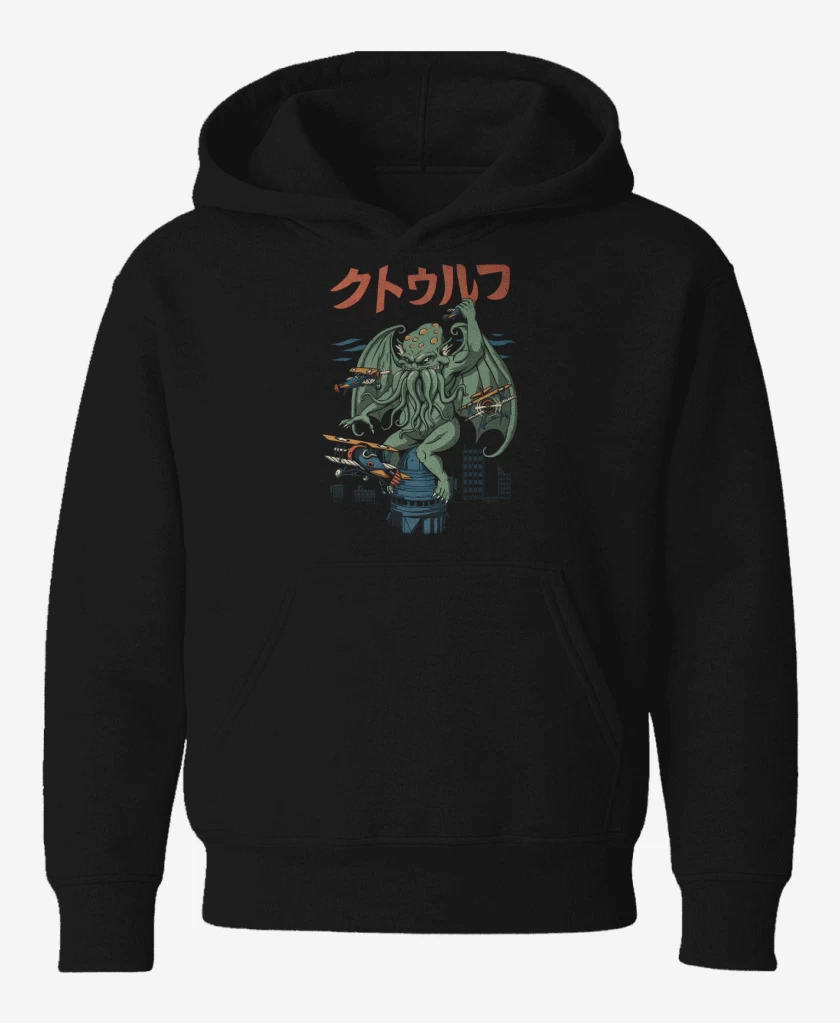 Poleron de niño Negro de Kongthulu