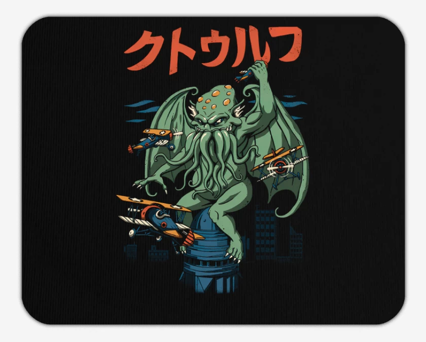 Mousepad Negro de Kongthulu
