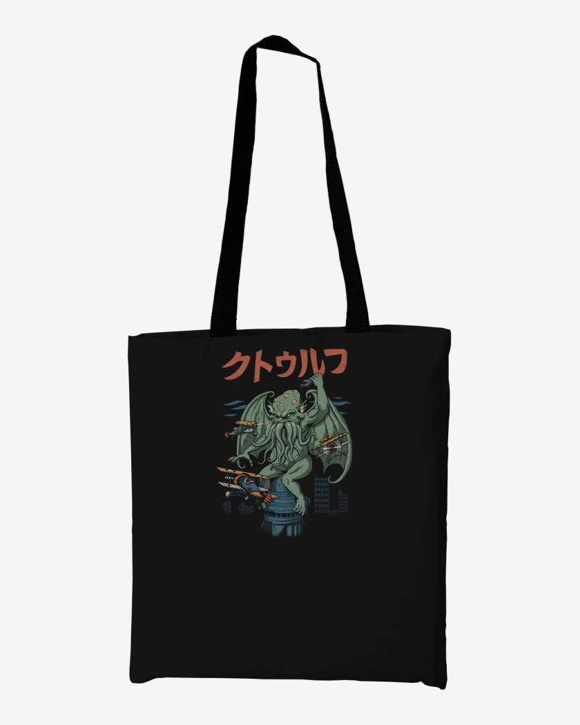 Totebag Negro de Kongthulu