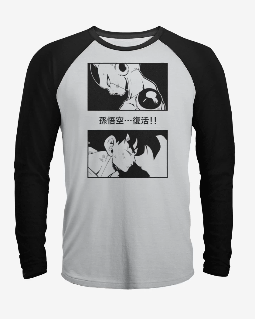 Polera Raglan Goku vs Freezer