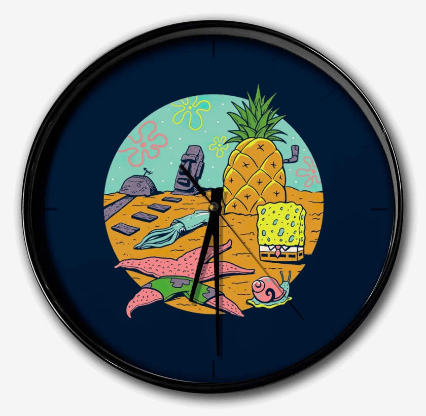 Reloj Azul Marino de Fondo de Bikini