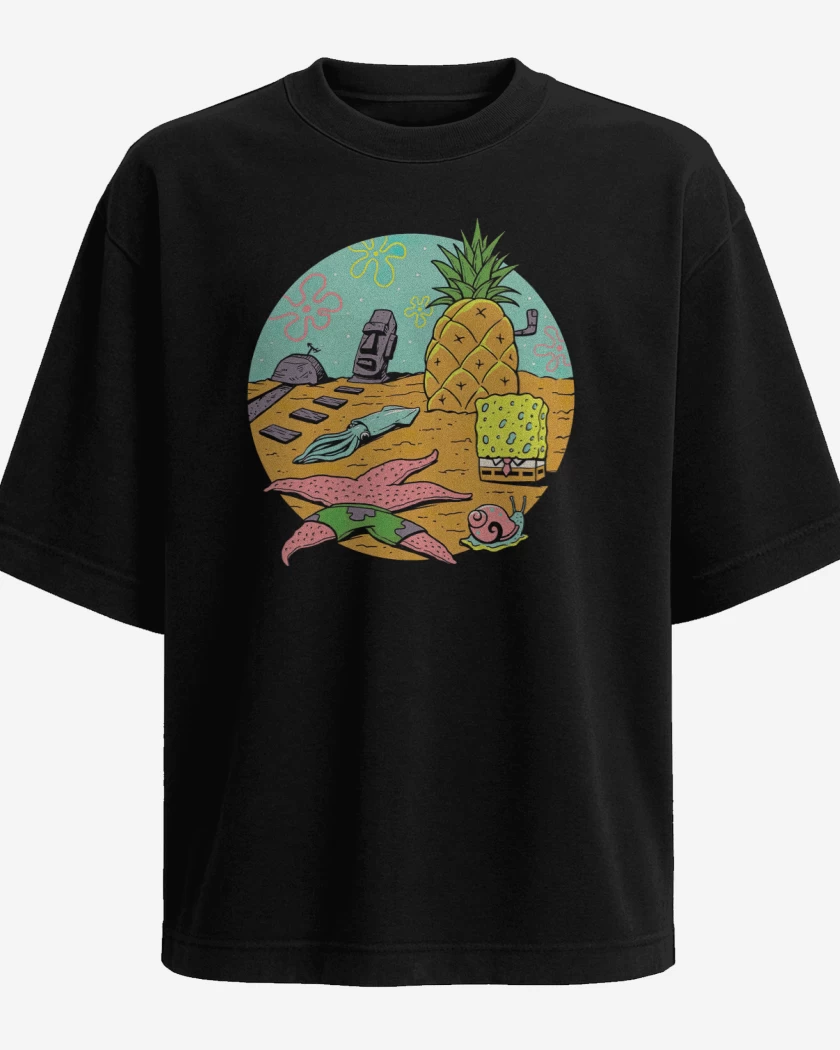 Polera Oversize Fondo de Bikini