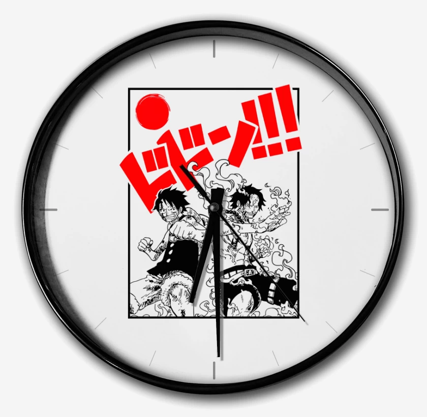 Reloj Blanco de Luffy & Ace