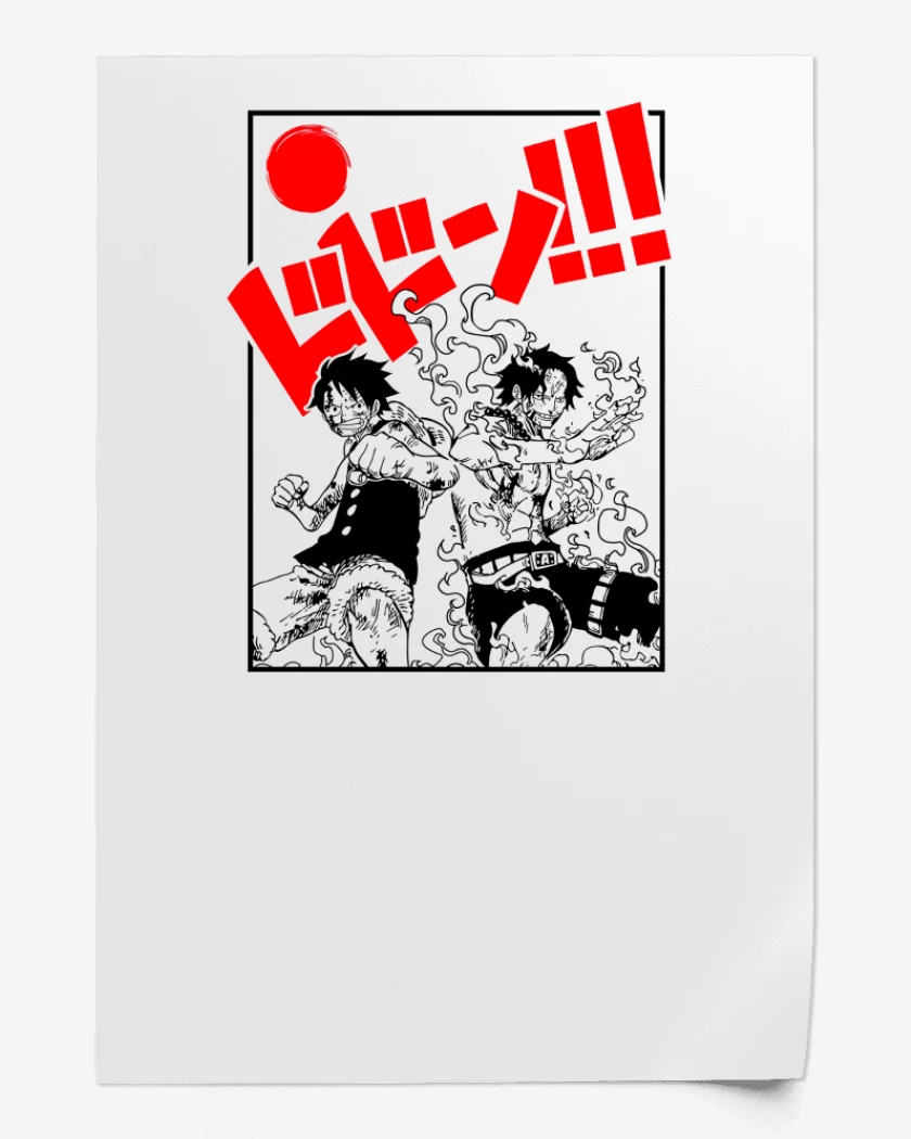 Print Luffy & Ace