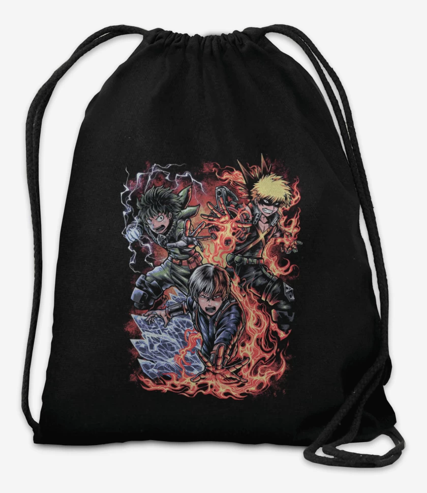 Mochila Negro de Trio Clase 1A