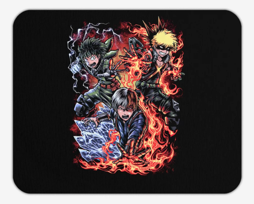 Mousepad Negro de Trio Clase 1A