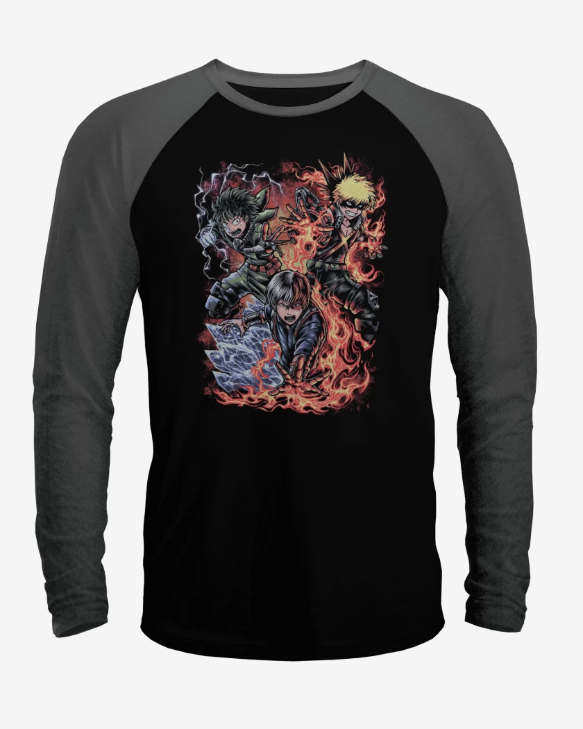 Polera Raglan Trio Clase 1A