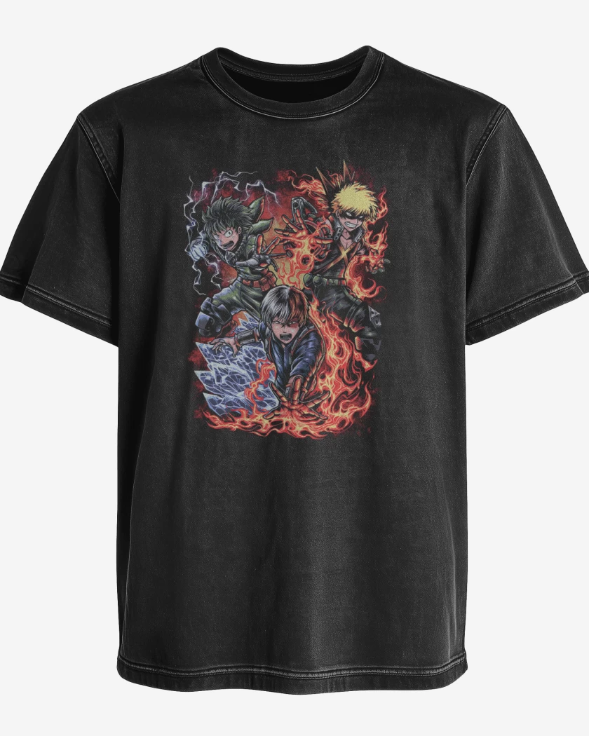 Polera desgastada Trio Clase 1A