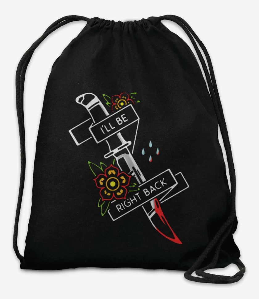 Mochila Negro de ill be right back