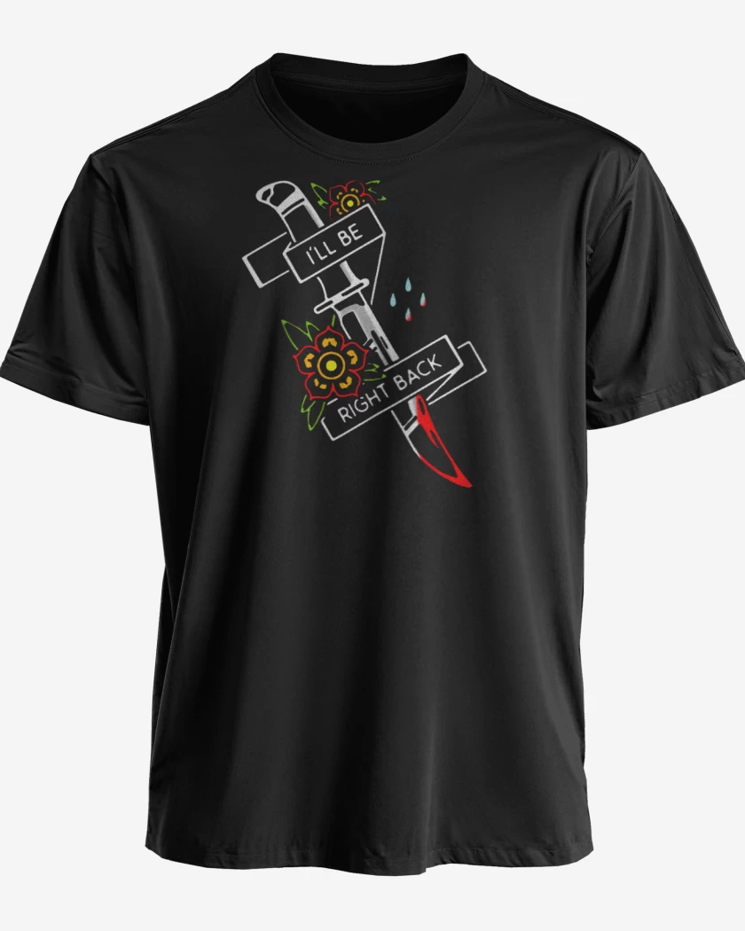 Polera premium Negro de ill be right back