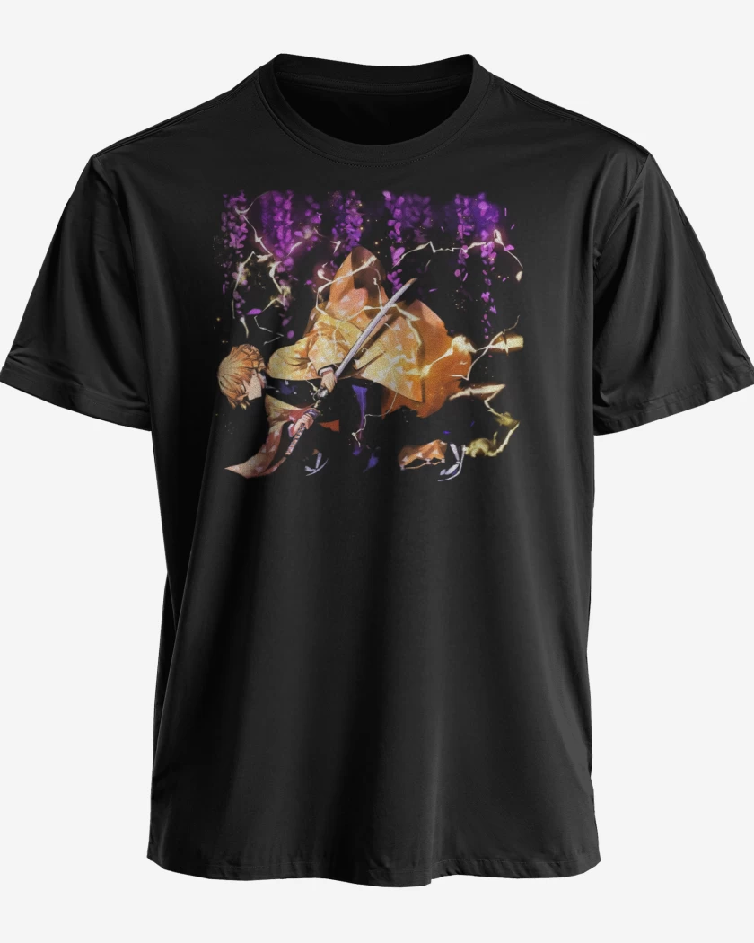 Polera premium Negro de Zenitsu 2