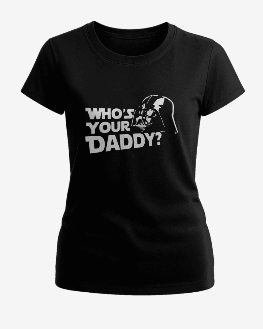 Polera de Mujer Negro de Whos your daddy