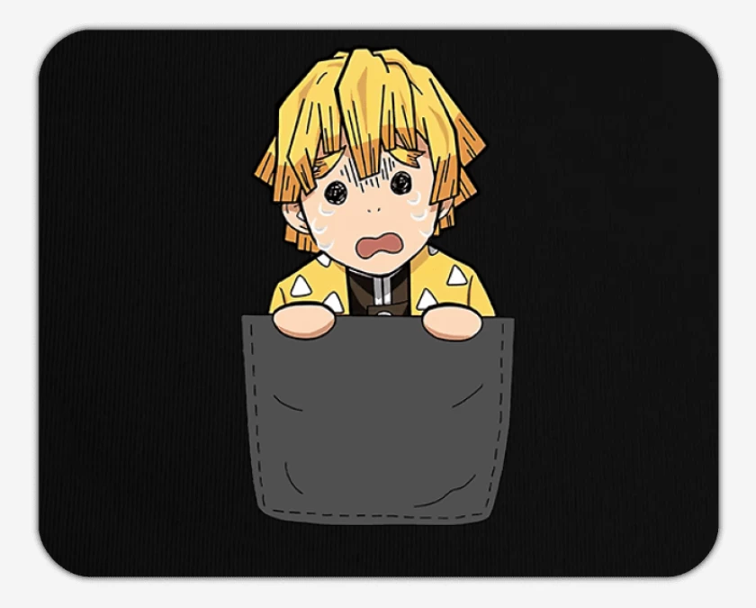 Mousepad Zenitsu de Bolsillo