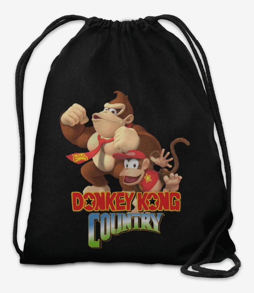 Mochila Negro de Donkey kong Country
