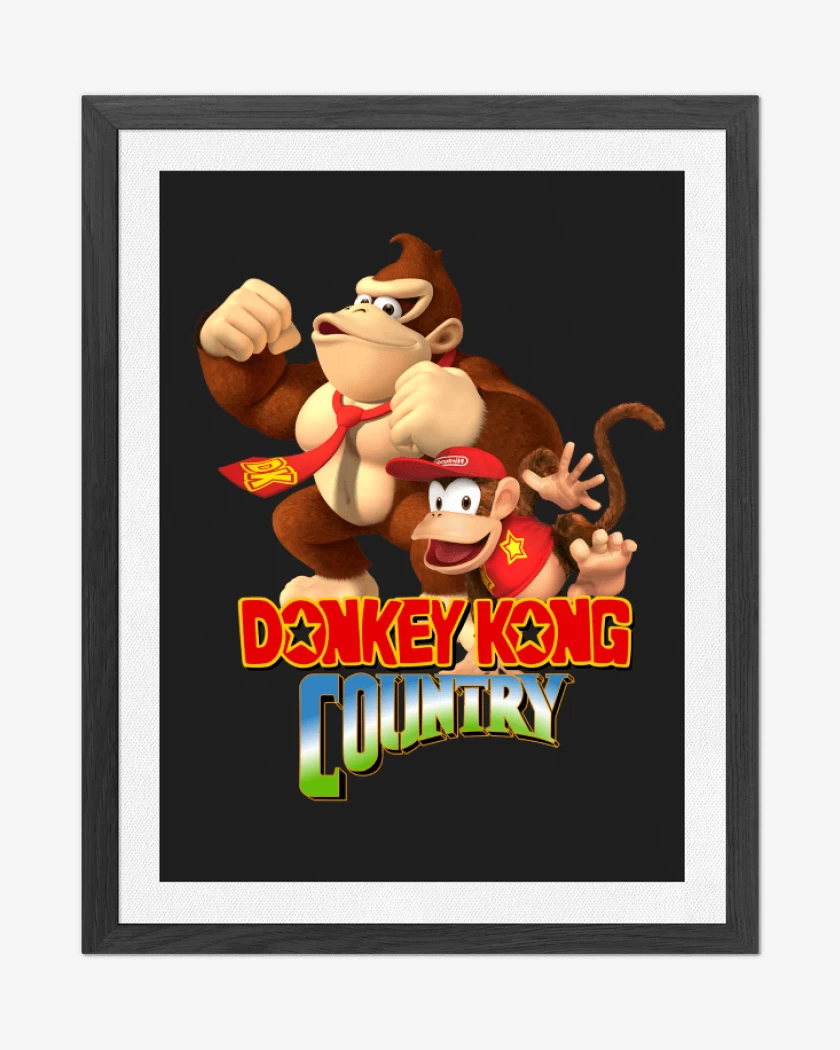 Cuadro decorativo Donkey kong Country