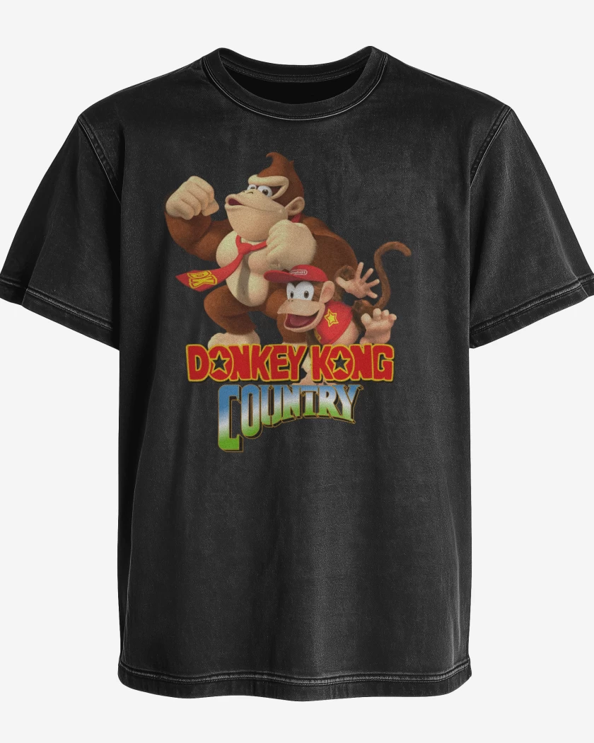 Polera desgastada Donkey kong Country