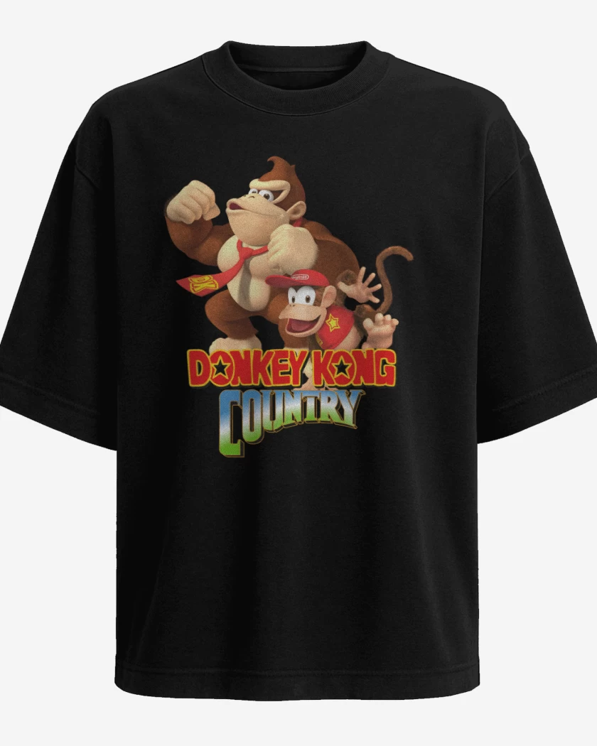 Polera Oversize Donkey kong Country