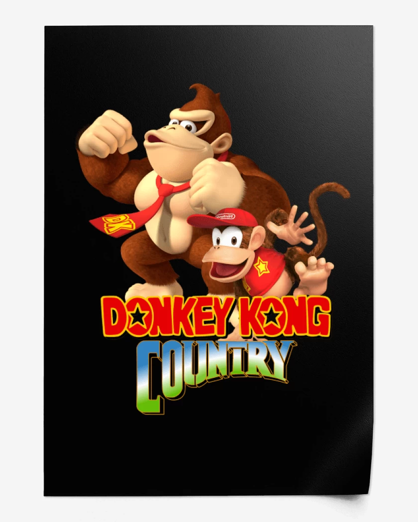 Print Donkey kong Country