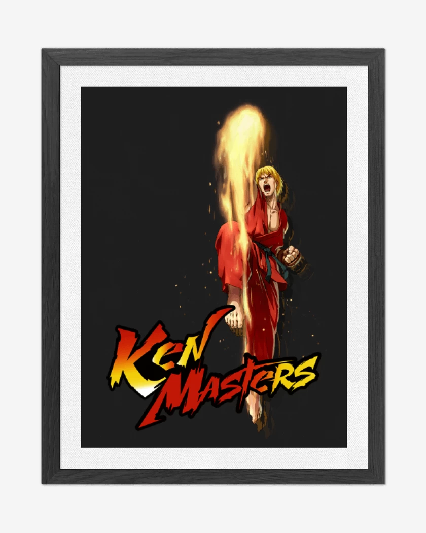 Cuadro decorativo Negro de Ken Masters