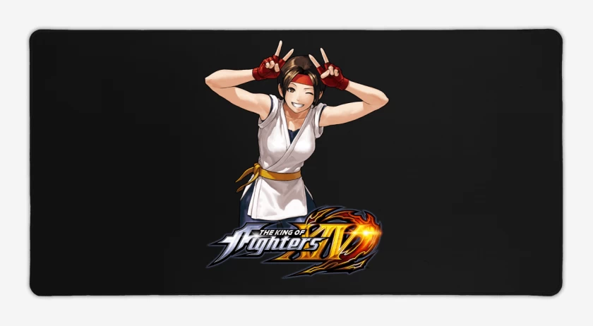 Mouse pad Gamer Negro de Yuri